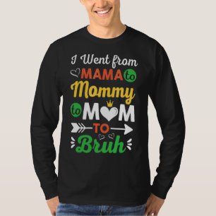 T-shirt Je Suis Allé De Maman À Maman, À Maman, À Mère, À 