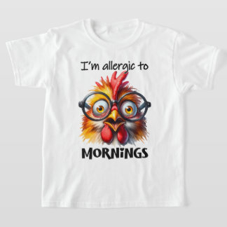 T-shirt Je suis allergique aux matins !