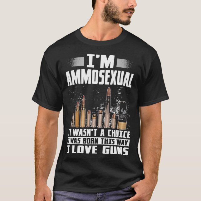 T-shirt Je suis Ammosexuel (Devant)