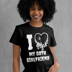 T-shirt Je suis amoureux de ma petite amie gothique Photo