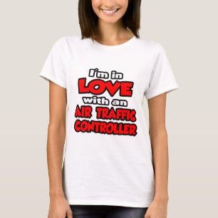 T-shirt Je suis amoureux d'un contrôleur de la circulatio