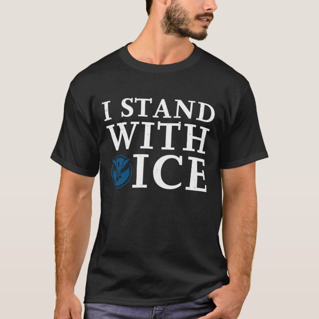 T-shirt Je suis avec ICE (Devant)