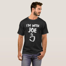 Je suis avec la chemise de Joe - noir