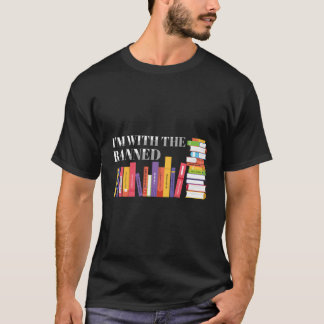 T-shirt Je Suis Avec La Pile De Livre Interdite Lire Lecte