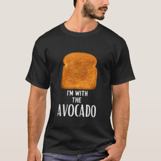 T-shirt Je suis avec l'Avocado Toast Easy Halloween Matchi