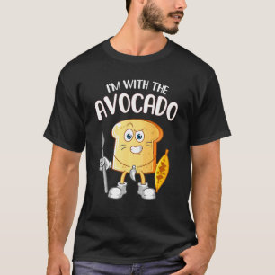 T-shirt Je suis avec l'Avocado Toast Halloween Costume 1
