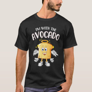 T-shirt Je suis avec l'Avocado Toast Halloween Costume 2