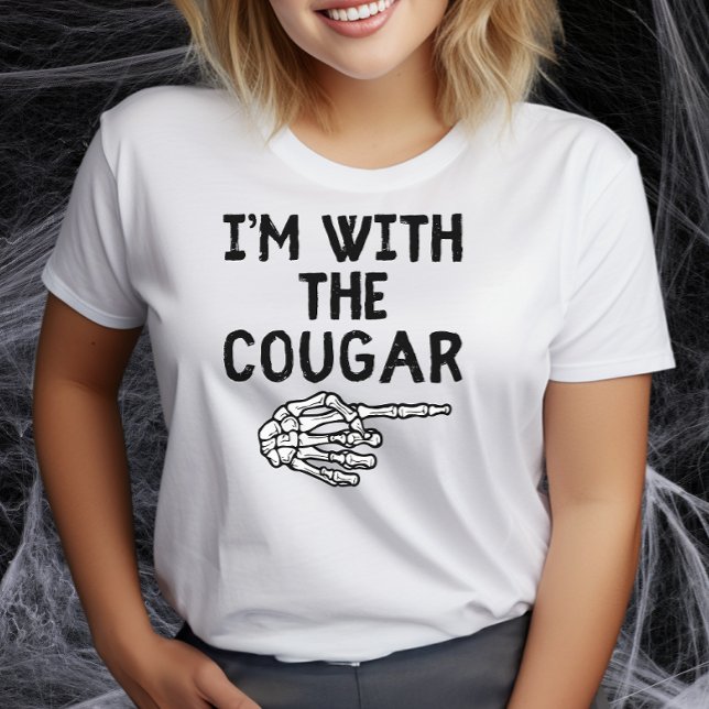 T-shirt Je suis avec le costume d'Halloween Couple Couple  (Créateur téléchargé)