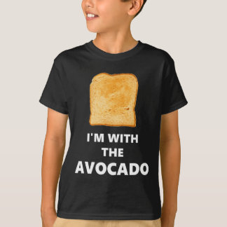 T-shirt Je suis avec le costume d'Halloween toast Avocado