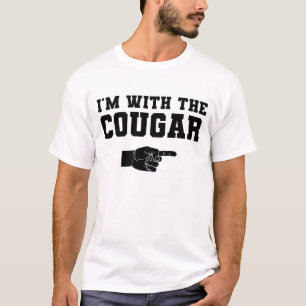T-shirt Je suis avec le Cougar