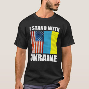 T-shirt Je Suis Avec Le Drapeau Ukrainien Ukrainien Souten