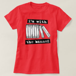 T-shirt je suis avec les livres interdits