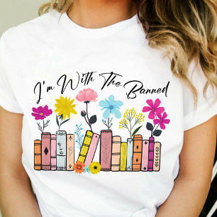 T-shirt Je suis avec les livres interdits