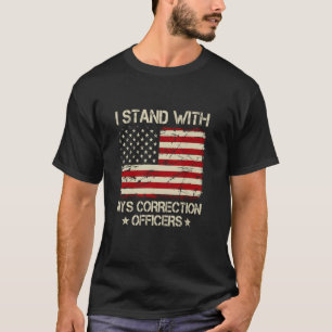 T-shirt Je suis avec les vêtements de soutien des agents d