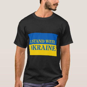 T-shirt Je Suis Avec L'Ukraine