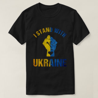 T-shirt Je Suis Avec L'Ukraine