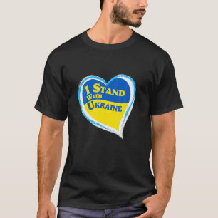T-shirt Je Suis Avec L'Ukraine