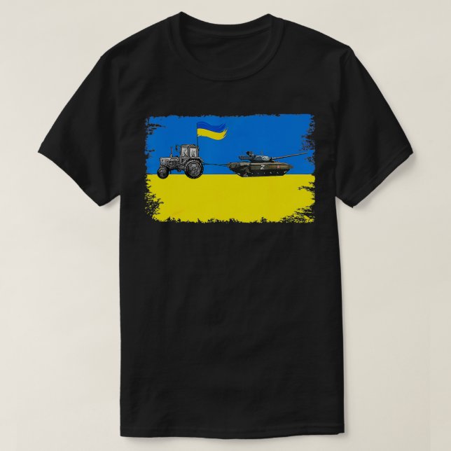T-shirt Je Suis Avec L'Ukraine Amusante Agricultrice Ukrai (Design devant)