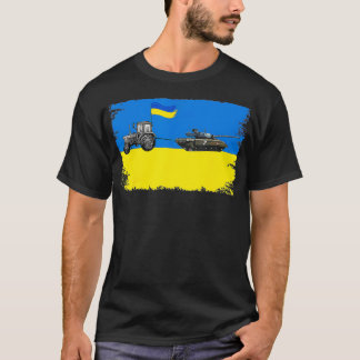 T-shirt Je Suis Avec L'Ukraine Amusante Agricultrice Ukrai