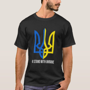 T-shirt Je Suis Avec L'Ukraine Drapeau Soutien Ukraine Ukr