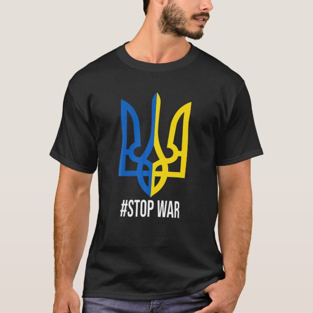 T-shirt Je Suis Avec L'Ukraine Drapeau Soutien Ukraine Ukr (Devant)