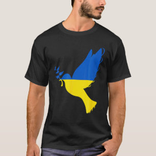 T-shirt Je Suis Avec L'Ukraine. Soutenez l'Ukraine. La Pai