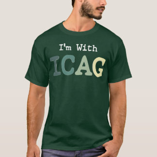 T-shirt Je suis avec mon ami ICAG Vintage 70s