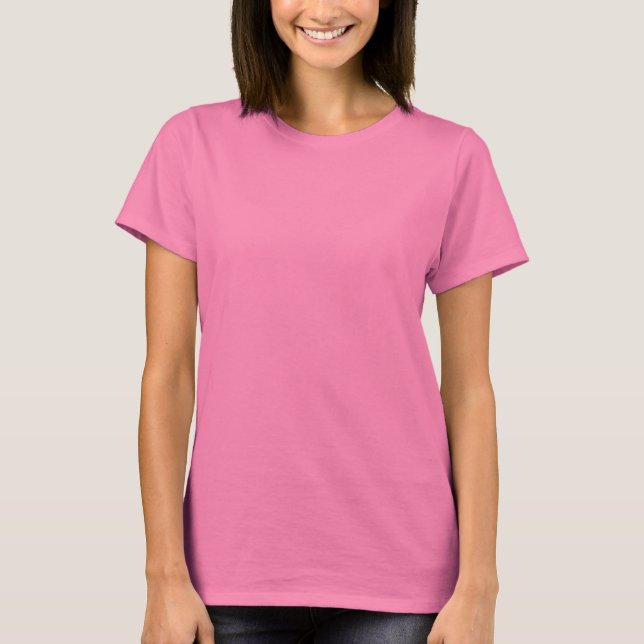 T-shirt Je suis avec sa teinture à cravate rose (Devant)