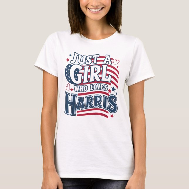 T-shirt Je suis avec son président Kamala Vote Kamala-Harr (Devant)
