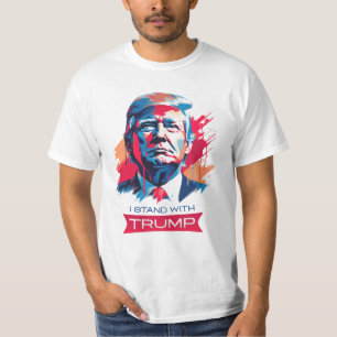 T-shirt Je suis avec Trump