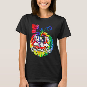 T-shirt Je suis avec un couple d'oeufs défiguré qui corres