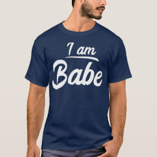 T-shirt Je suis Babe Funny Matching Partenaire Cadeau
