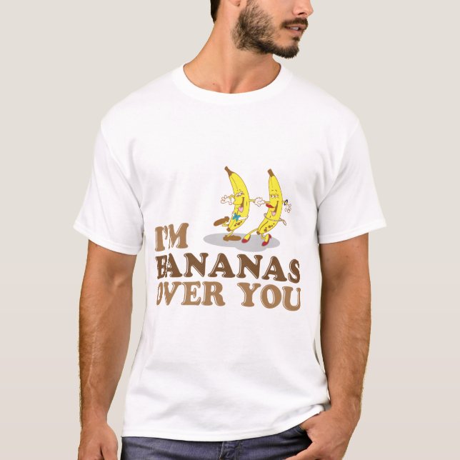 T-shirt Je suis Bananas Over You - Danser des bananes (Devant)