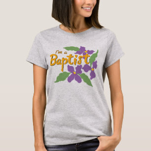 T-shirt Je suis Baptiste (Violets)