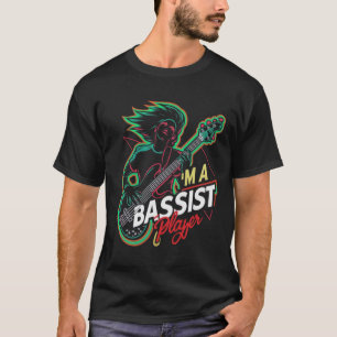 T-shirt je suis bassiste