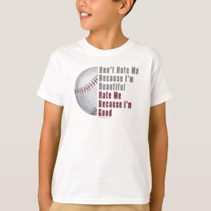 T-shirt Je Suis Beau Je Suis Bon Baseball