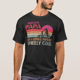 T-shirt Je suis Biker Papa Fête des pères Vélo Glacière à 