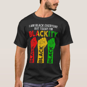 T-shirt Je suis Black Black African American Black Power J