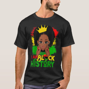 T-shirt Je suis Black History BHM Black Pride Black Melani