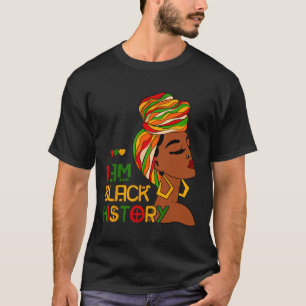 T-shirt Je Suis Black History Mois African American Junete