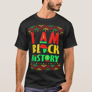 T-shirt Je Suis Black History Mois African American Pride