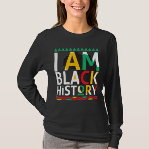 T-shirt Je Suis Black History Mois African American Pride 