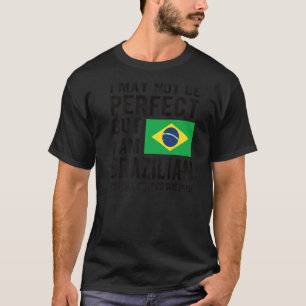 T-shirt Je suis Brésilien Drapeau Brésil Patrimoine Racine