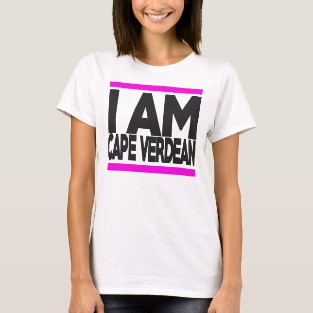 T-shirt Je suis cap-verdien (Devant)