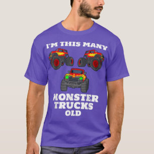 T-shirt Je suis ce grand Monster Trucks vieux de 3 ans
