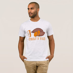 T-shirt Je Suis Ce Que Je Suis Yam Yams Food Sweet Potato