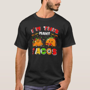 T-shirt Je suis ce tas de Tacos Jour 2 Anniversaire Cinco