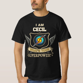 T-shirt Je suis CECIL Quel est ton superpouvoir