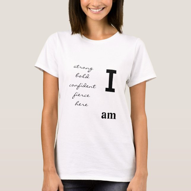 T-shirt JE   SUIS chemise (Devant)
