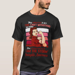T-shirt JE SUIS CONSCIENT DE LA tempête MENINGITE